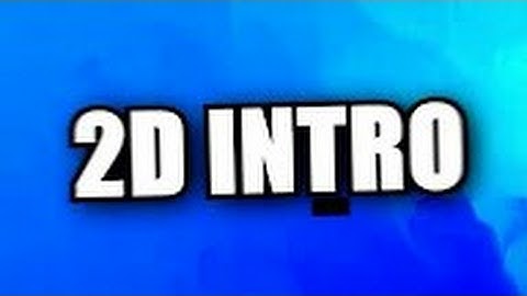 New*2D Intro SYNC TEST |[MADE ON ANDROID]|RATE 1/10|