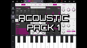 NanoStudio 2 - OBSIDIAN - Acoustic IAP Pack 1 - Demo for the iPad