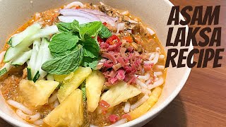 ASAM LAKSA RECIPE | ASSAM LAKSA | ASSAM LAKSA NOODLES | PENANG ASAM LAKSA RECIPE |NOODLE SOUP RECIPE