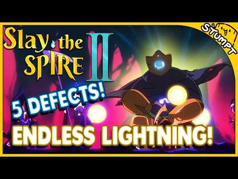 The Defects Bring The Lightning! Oops All Defects! - 5-player Slay The Spire 2 Gameplay