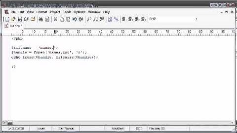 Beginner PHP Tutorial  80 - The explode Function with File Handling Example