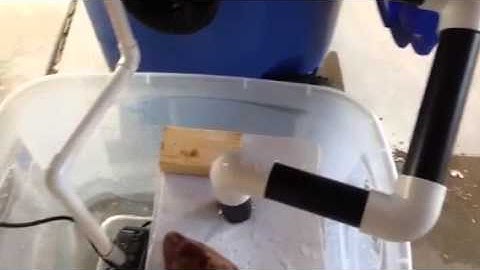 DIY PVC Overflow 3rd test