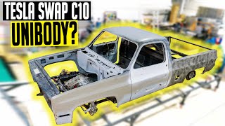 Unibody C10??? Tesla Swapped Squarebody  Electric C10 Ep. 6