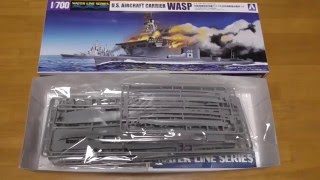 1/700 アオシマ　米国海軍航空母艦ワスプ&日本海軍潜水艦伊19