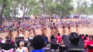 Lockhart River Aboriginal Community performs at Laura Dance Festival, 2013