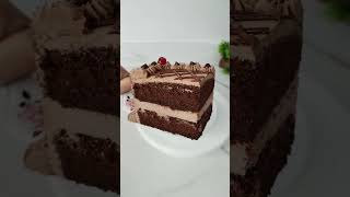 تورتة?كيكة شيكولاتة هشة الاسفنجية بالخلاط اقتصادية ب٢بيضة بدون محسن حجم عائلي  Moist Chocolate cake