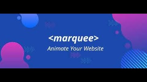 Creating 😱 Scrollin‌g Text with the MARQUEE Tag in HTML | Web Development Tutorial