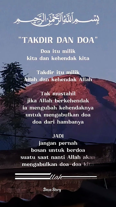 Story wa islami pagi hari terbaru