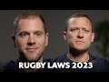 Referees clearly explain the new rugby laws for 2023