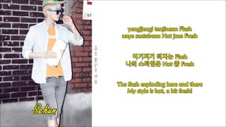 Exo-K - Let Out The Beast Rom-Han-Eng Lyrics Color & Picture Coded