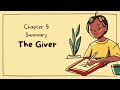 The Giver by Lois Lowry | Chapter 5 Summary | Read Aloud