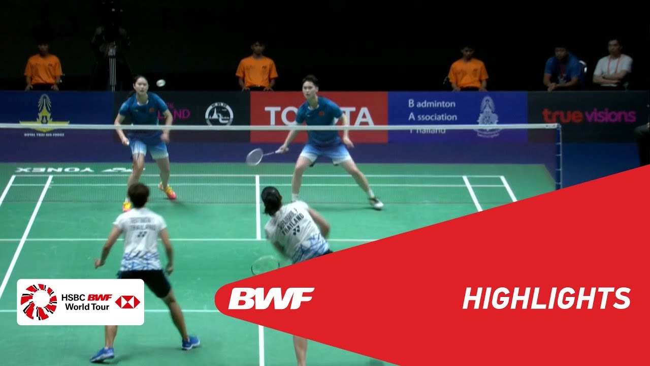 PRINCESS SIRIVANNAVARI THAILAND MASTERS 2019 | WD - F - HIGHLIGHTS | BWF 2019