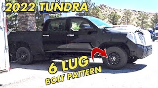 2022 Toyota Tundra Has A 6 Lug Bolt Pattern Spy Shots And More Info Youtube