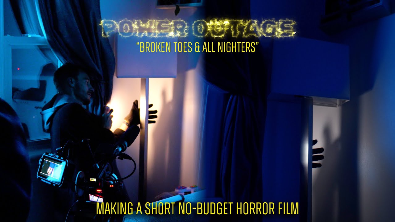 Broken Toes & No Crew | BTS Of Making a Short Horror 😱