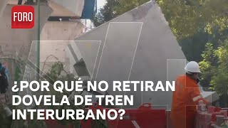 Tren Interurbano: ¿Por qué no se puede retirar la dovela de inmediato? - A las Tres