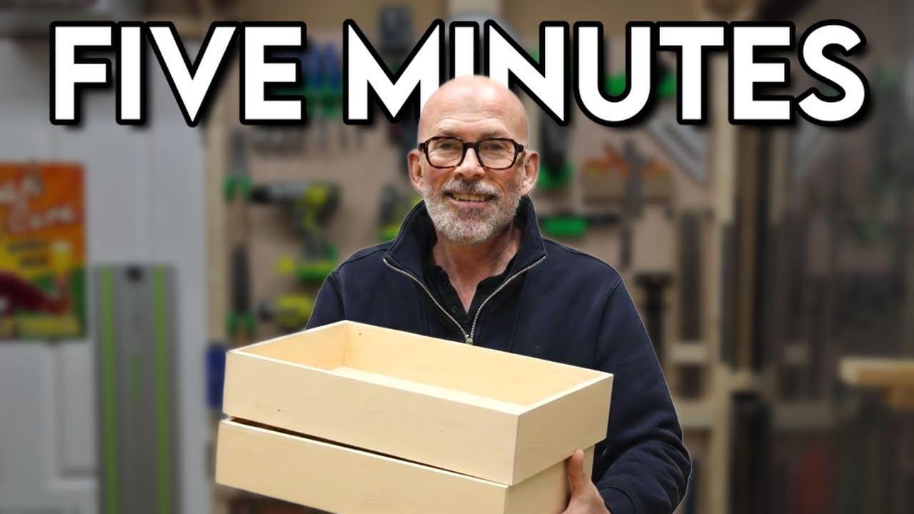 Забудьте о соединениях «ласточкин хвост» и изготовьте ящики так быстро!