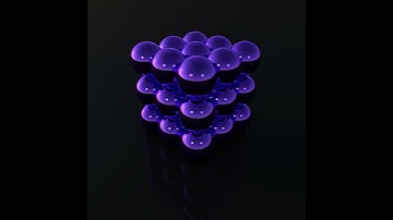 Cinema 4D loop animation - Metalic cube