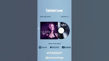 𝗧𝗮𝗶𝗻𝘁𝗲𝗱 𝗟𝗼𝘃𝗲 #spotify Pre-Save 👇 https://distrokid.com/hyperfollow/elouise3/stardust/ #musicalqueen