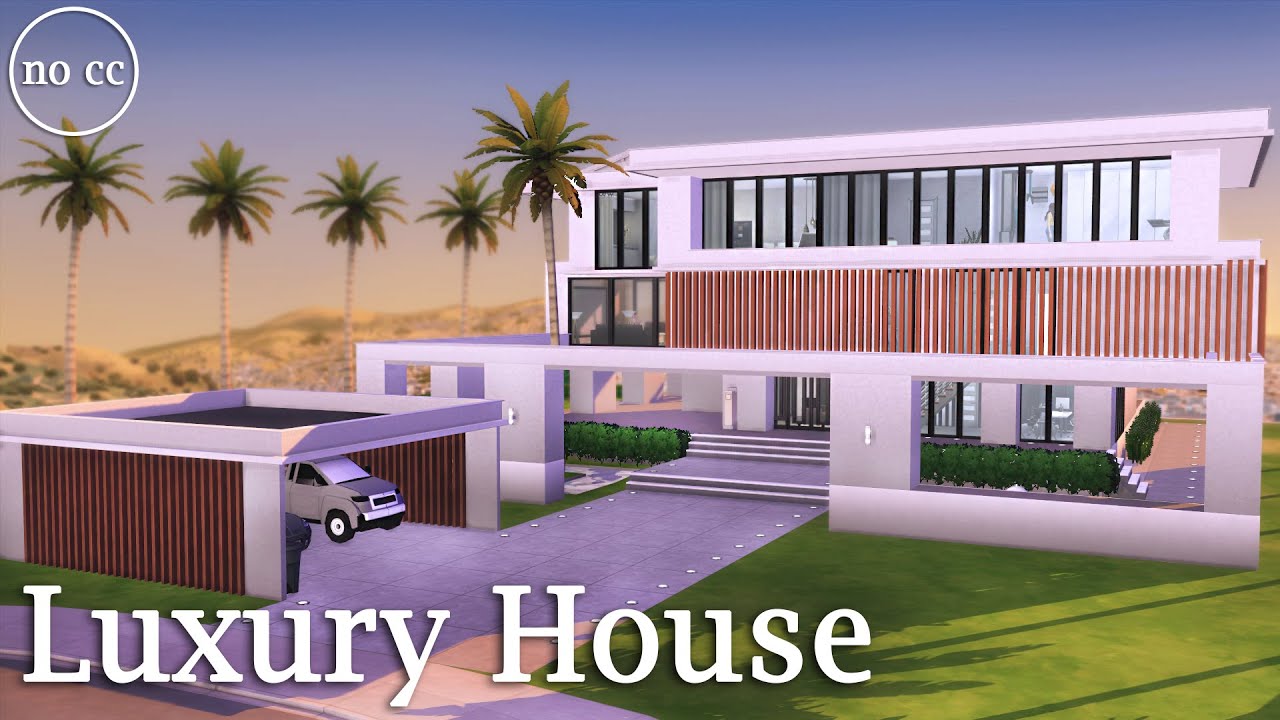 Luxury House | | Stop Motion build | The Sims 4 | NO CC