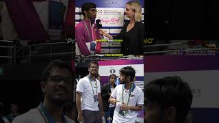 Praggnanandhaa on playing for Team Chess Gurukul 😍❤️#chess #praggnanandhaa #shorts