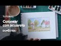 TUTORIAL Ilustración: Técnica para Colorear con Acuarela | Paula Bossio | Domestika