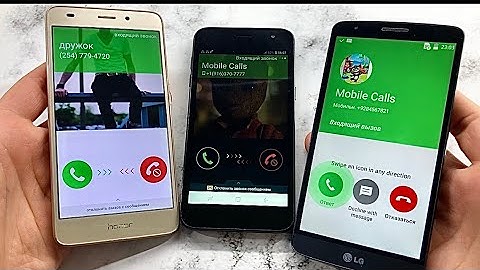 Honor 5C, Samsung Galaxy SM-J260F,LG LRX/ Mobile incoming Call.