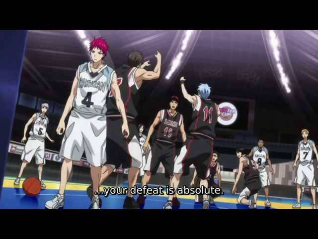 Seirin vs Rakuzan Akashi in the zone class=