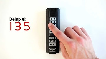 SOMMER Löschen eines Telecodys 868 MHz aus einem duo vision (DE)