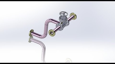 Routing Pipe Assembly in SolidWorks | Complete Piping System Tutorial