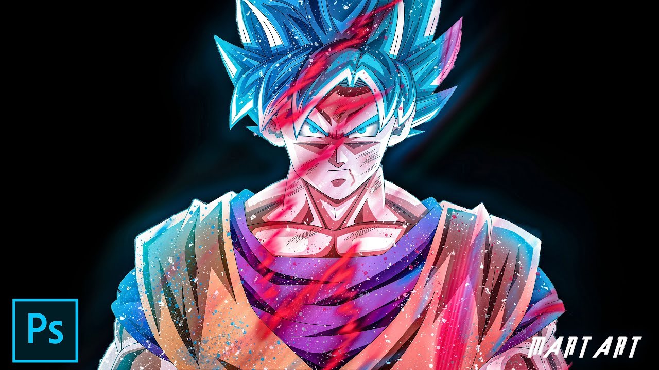 1280x720 Dragon Ball Super - Wallpaper - Goku [ super saiyan blue ] 