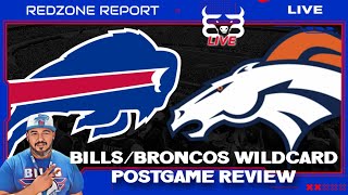 Bills vs Broncos AFC Super Wildcard Post-Game Show | The Redzone Report Live