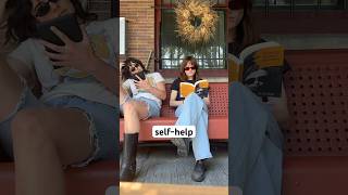 Performatively reading “self-help books” #newmusic #lyrics #band #indie