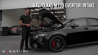 Mercedes A45/CLA45 M139 Eventuri intake - Carbon test fit and