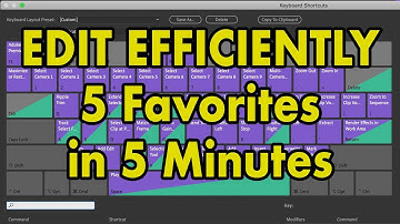 5 TIME-SAVING Keyboard Shortcuts for Premiere Pro - in 5 Minutes! - Tutorial