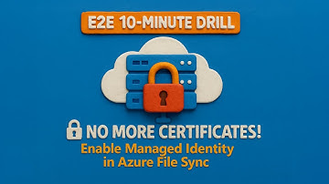 🔐 E2E 10-Minute Drill - Simplifying Identity Management in Azure File Sync