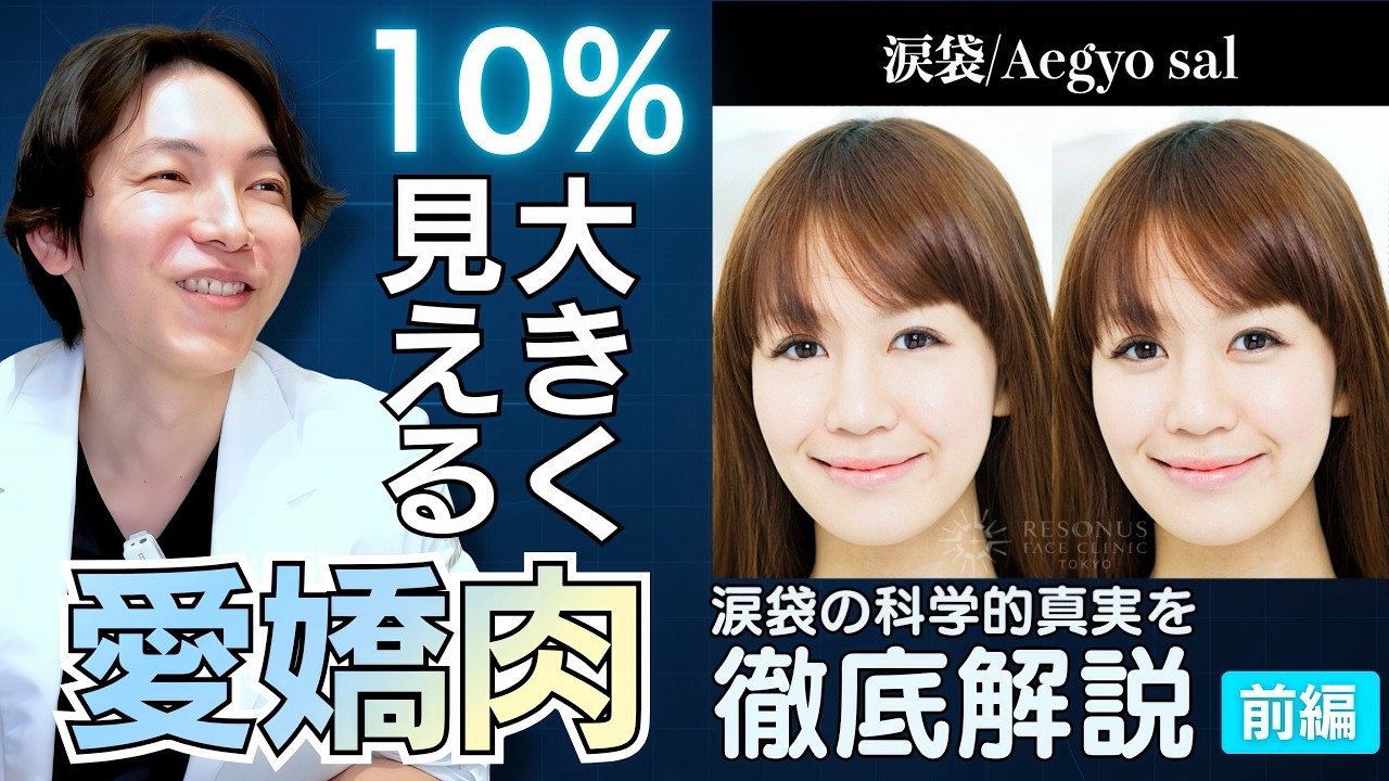 涙袋で若返り【愛嬌肉とは】涙袋の科学的真実を松浦医師が徹底解説！