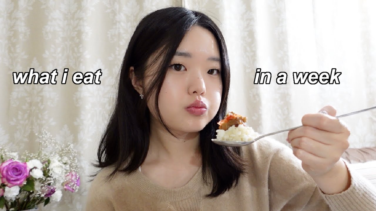🍚 Что я ем за неделю: корейская еда + семейный видеоблог (реалистичный + интуитивный) 🥢