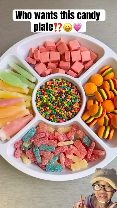 Sweets too good to be true 😆💗 #shorts #candy #sweet #plate