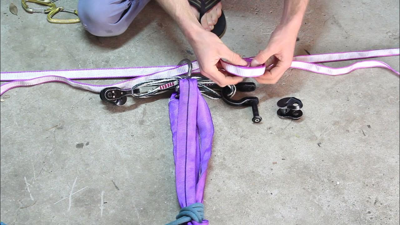 Highline Rope Swing Rigging YouTube