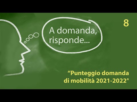 Mobilità 2021/22: FAQ utili sul punteggio