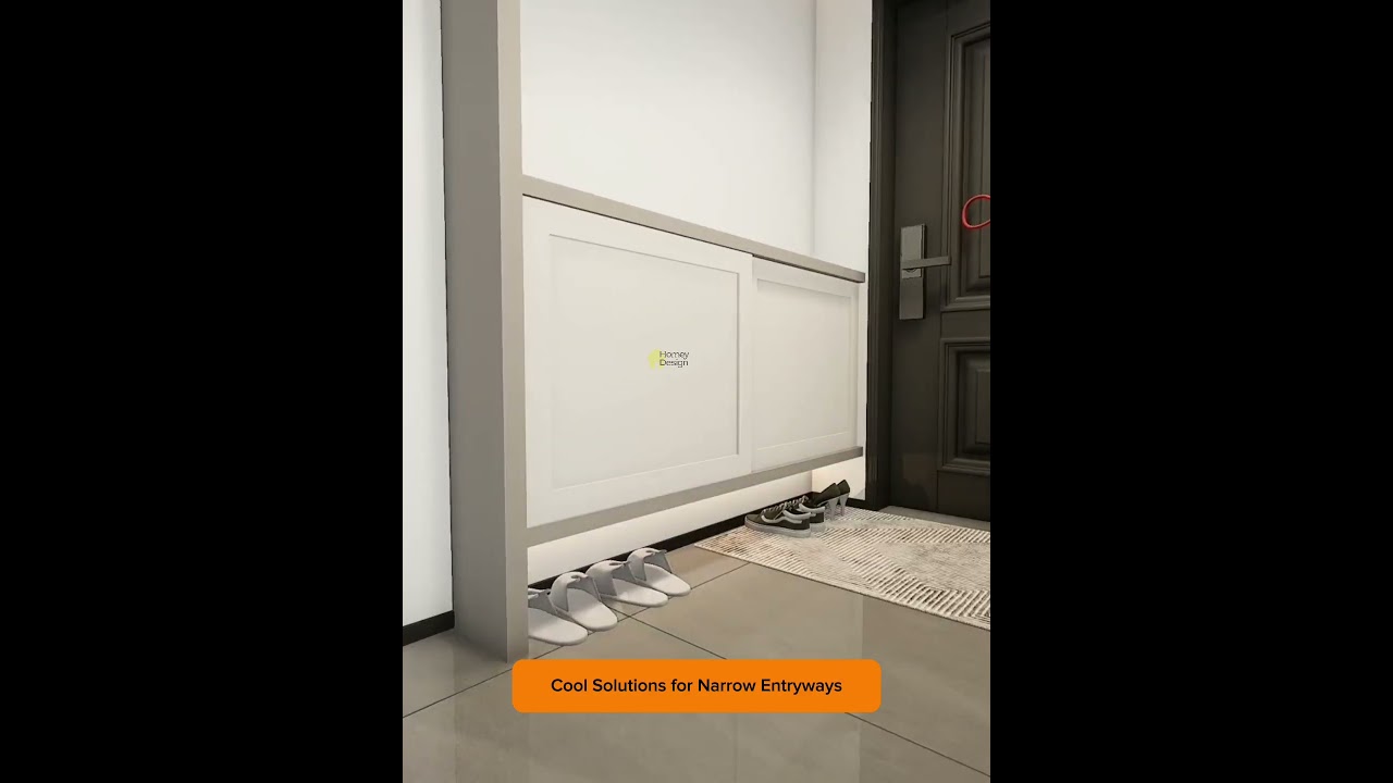 Cool Solutions for Narrow Entryways| Interior Design | House Ideas | Dream Home |