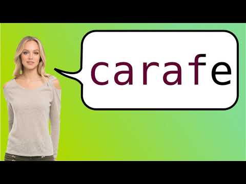 How To Say Carafe In French Youtube
