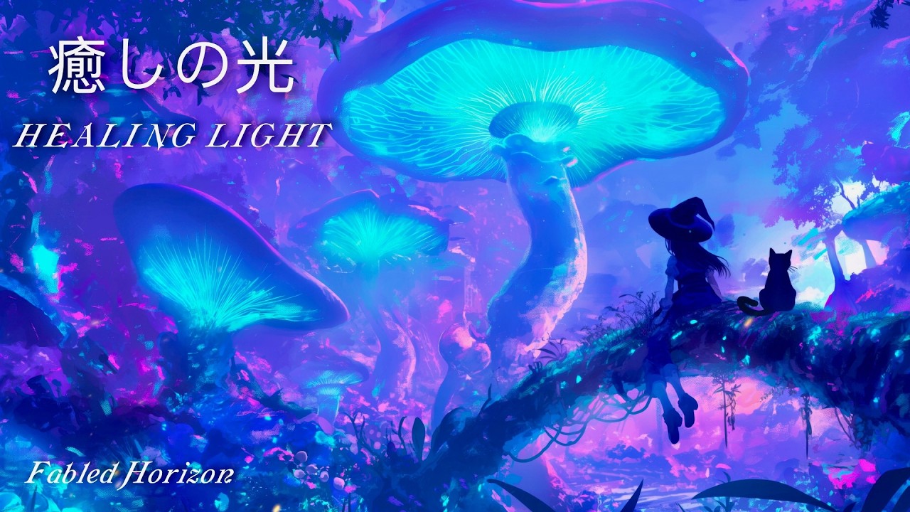 Magical Sleep Music 🌌 Deep Relaxation & Stress Relief | The Glowing Forest 魔法の夜