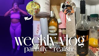 PAINFULLY REALISTIC WEEKLY VLOG: where have i been? + sephora haul + chit chit grwm &amp; healthy era ✨