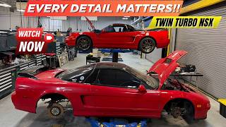We Tore It Apart... Now Its Time to Build It Better // 1993 Twin Turbo Acura NSX with 324K Miles @ahcgarage