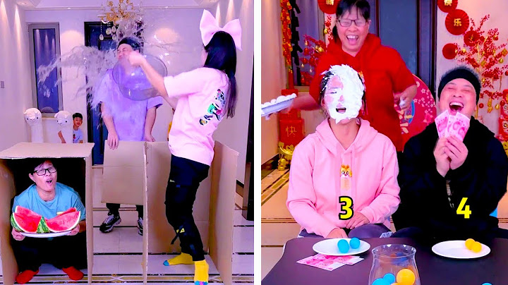 Family Games丨guess The Blind Box Challenge, Beware Of The Basin Attack! #Funnyfamily#Partygames