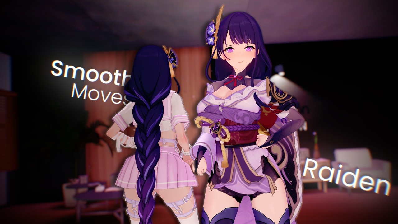 Raiden, Smooth shake ~🐈 - Funk Shake -【MMD // KKVMD // Genshin Impact】