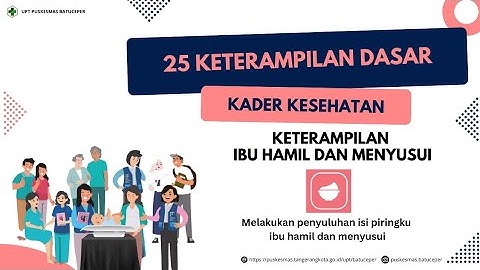 Keterampilan  Penyuluhan Isi Piringku Ibu Hamil Dan Menyusui | Keterampilan Ibu Hamil Dan Menyusui