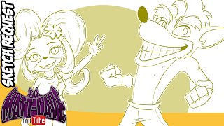 Sketch Request - Crash Bandicoot - Crash and Coco