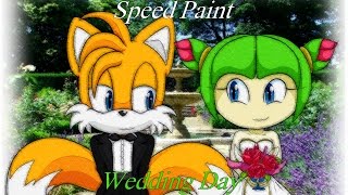 [SpeedPaint] Wedding Day (Tails x Cosmo)